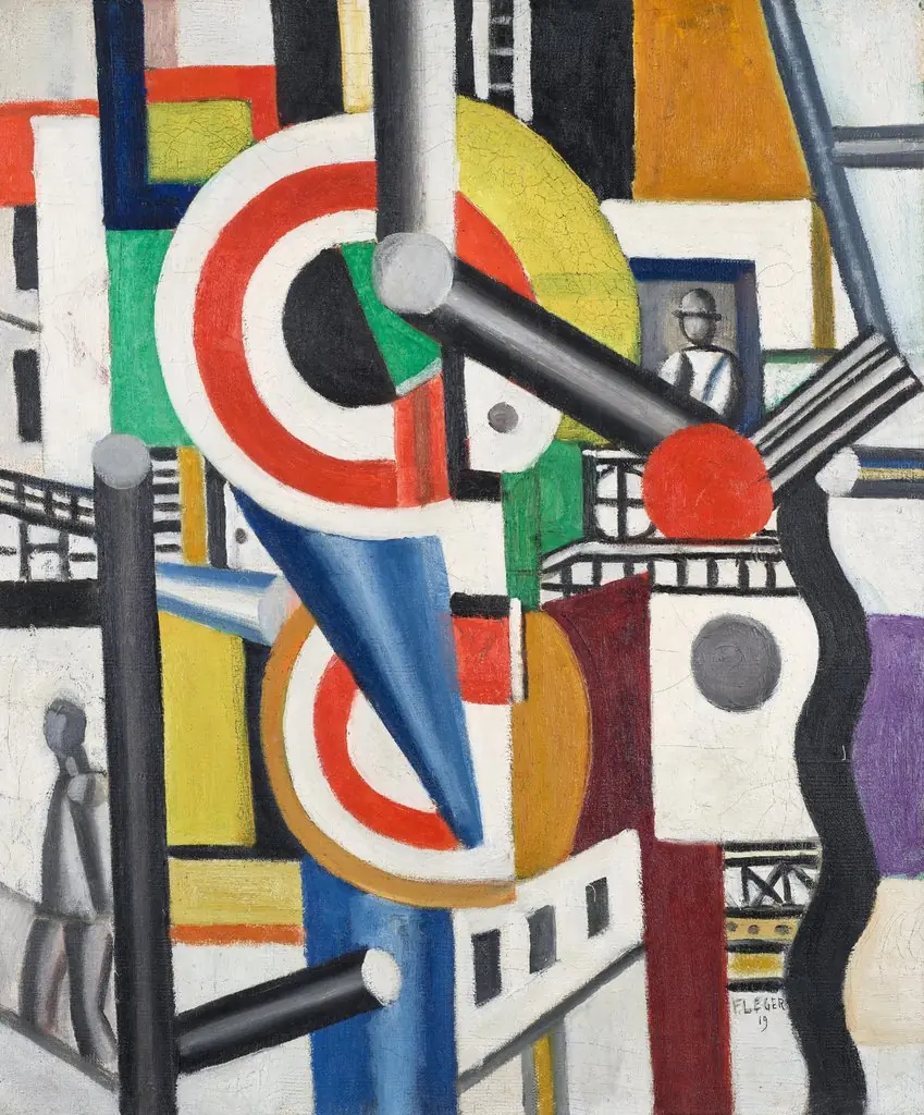 Two Discs in the City, by Fernand Léger