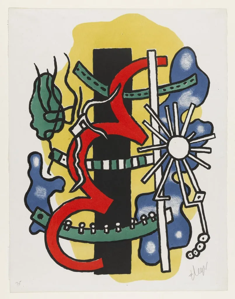Untitled, by Fernand Léger, ink, 1948
