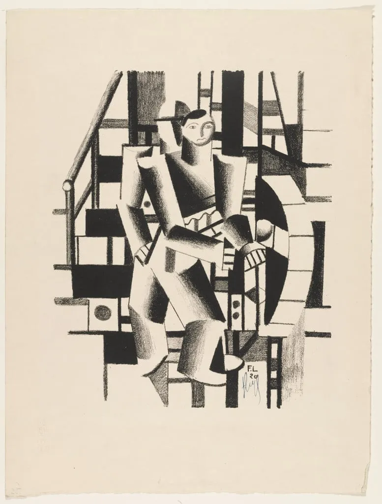 Untitled, by Fernand Léger, ink, 1920