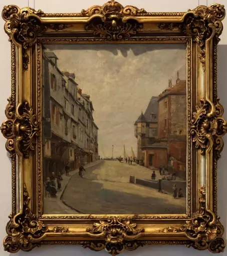 Vedere din Honfleur, by Fernand-Marie-Eugène Le Gout-Gérard