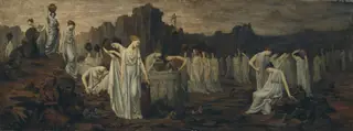 The daughters of Danaus, by Fernand Sabatté, 1900