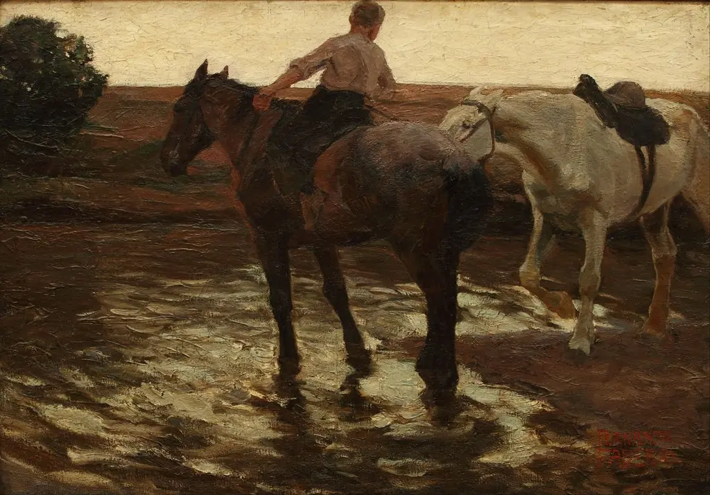 Horses, by Fernando Fader