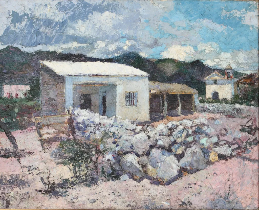 Las playas de Guasapampa, by Fernando Fader, oil, 1930
