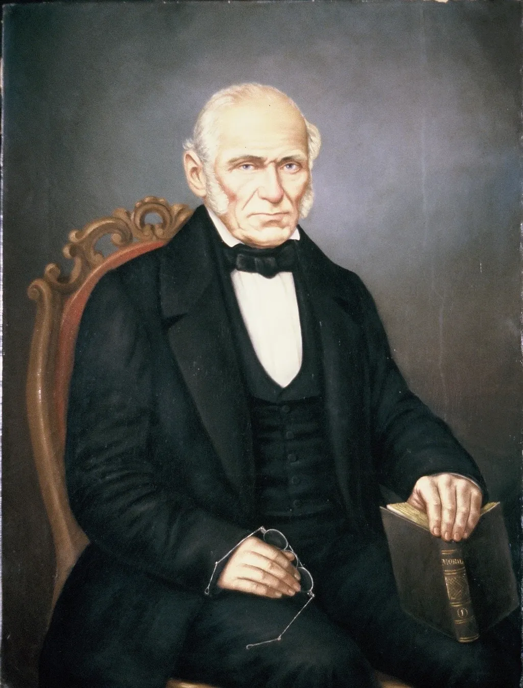 Portrait of Manuel D. Rodríguez, by Fernando García del Molino, oil, 1840