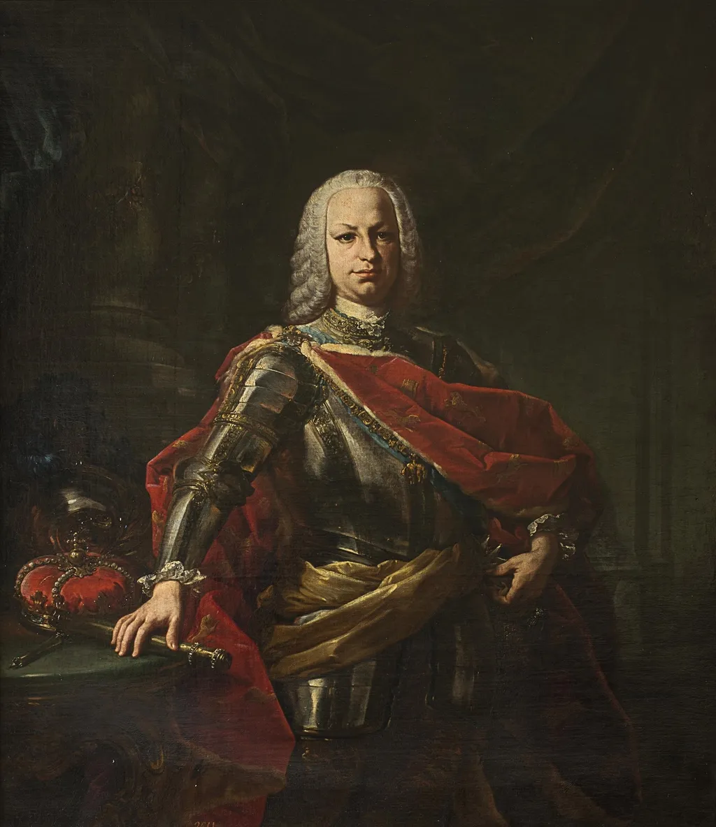 Fernando VI rey de España, oil, 1754