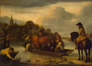 Ferry-boat, by Jan Victors
