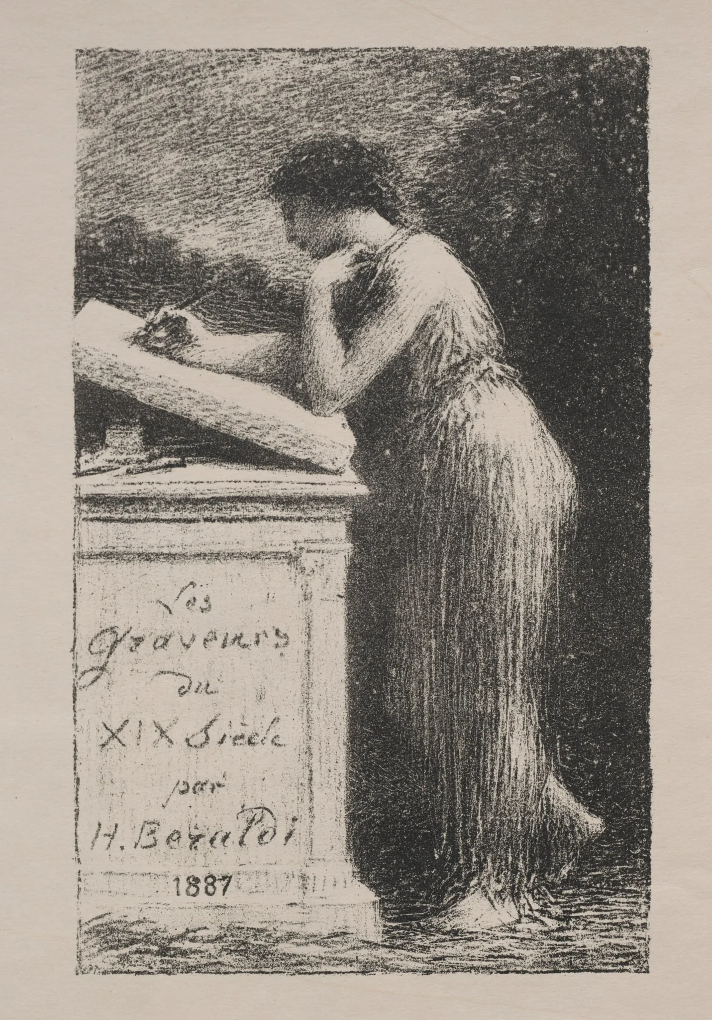 The Lithograph, detail