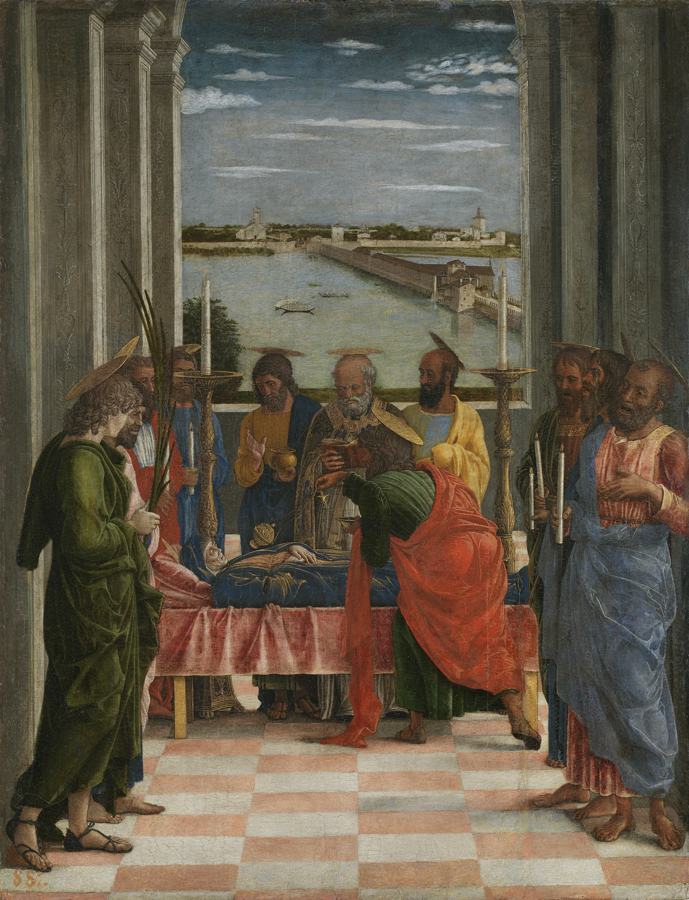 Death of the Virgin, detail