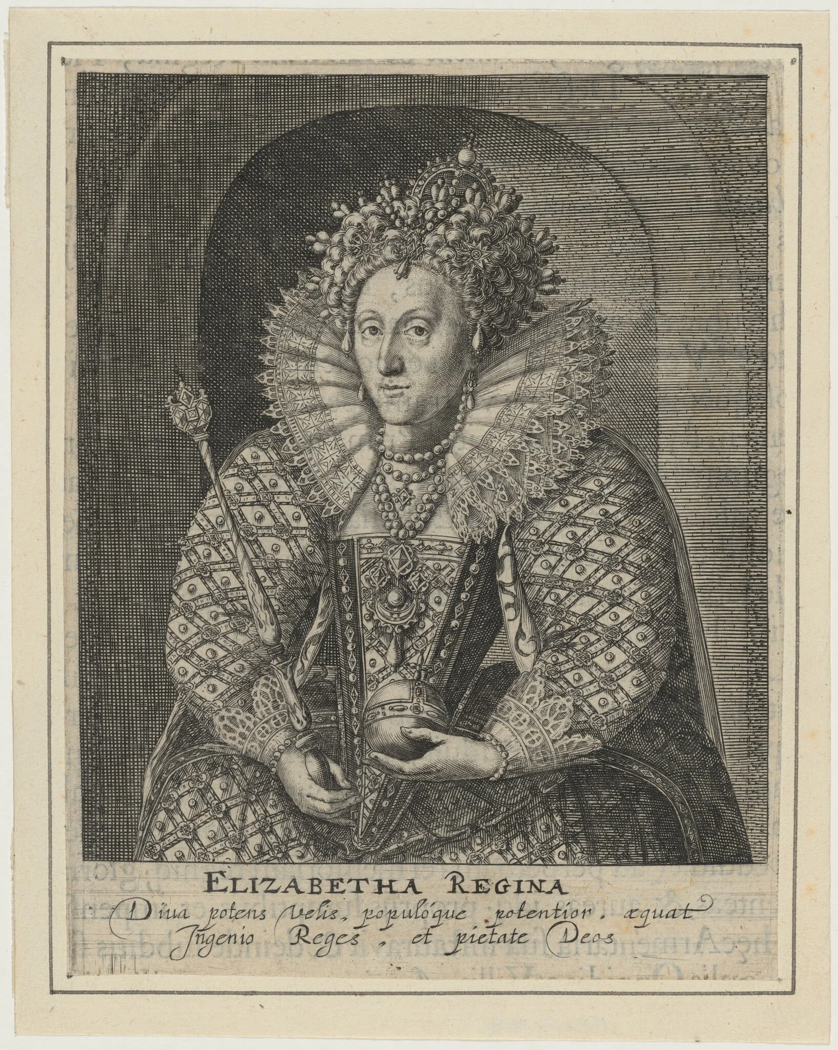 Queen Elizabeth, detail