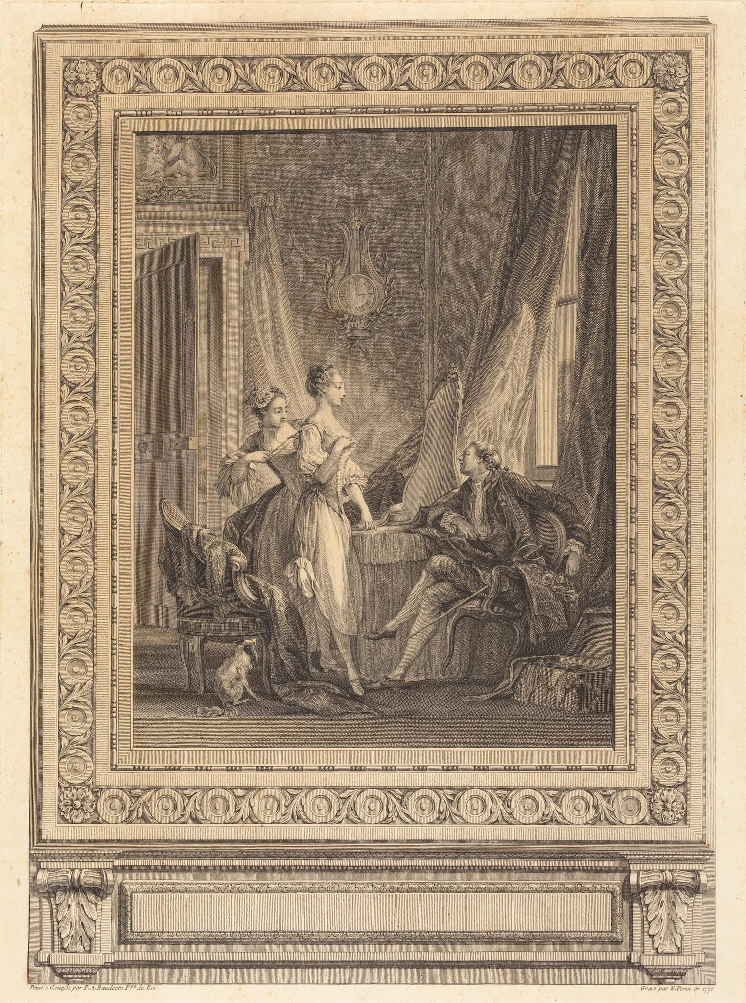La toilette, detail