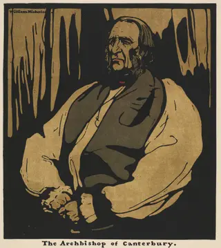 Twelve Portraits: The Archbishop of Canterbury, by William Nicholson, 1898