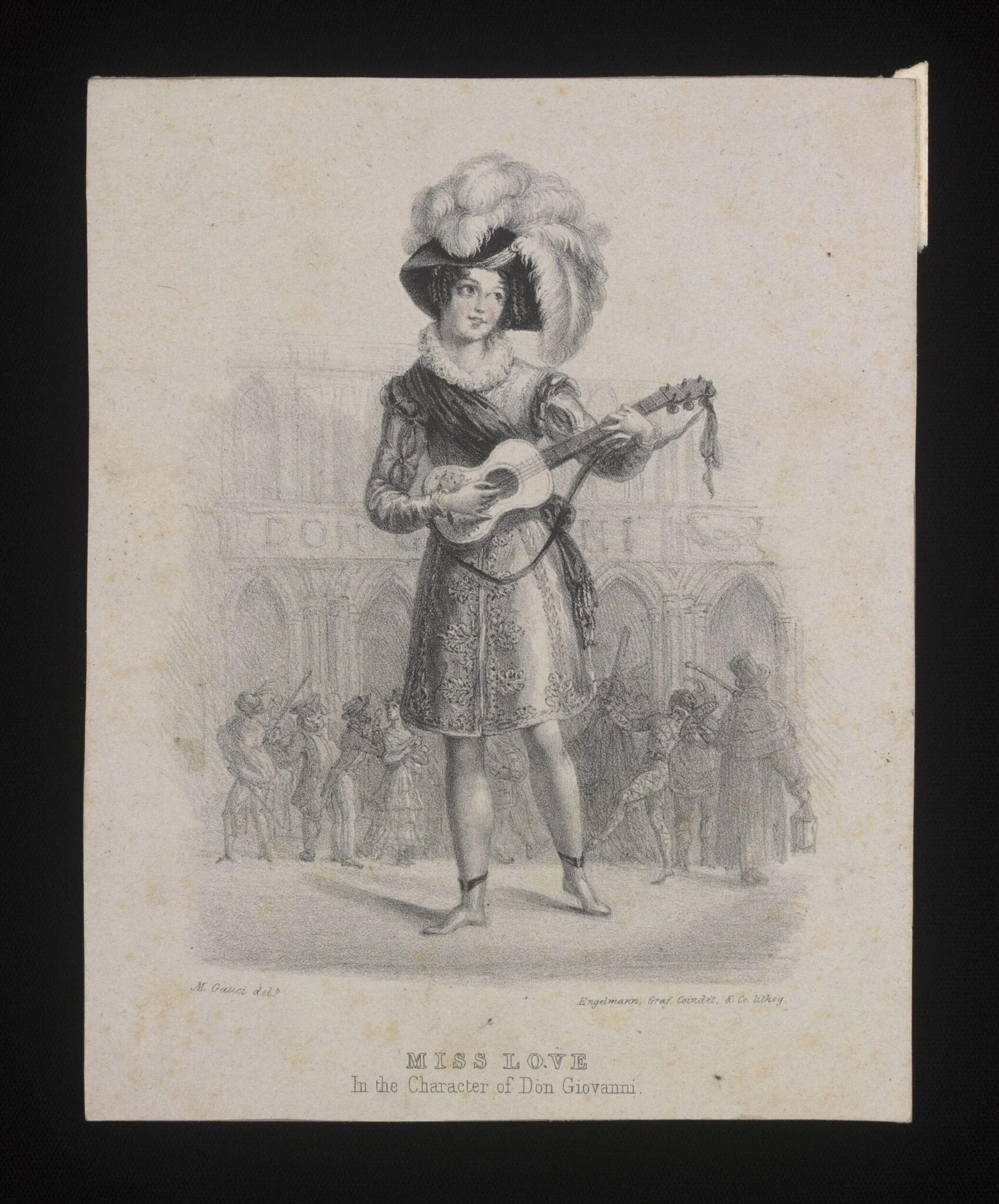 Miss Love in the character of Don Giovanni, detail