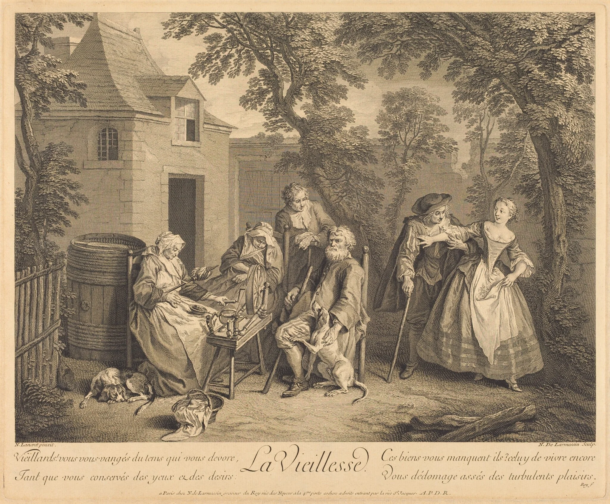 La vieillesse, detail
