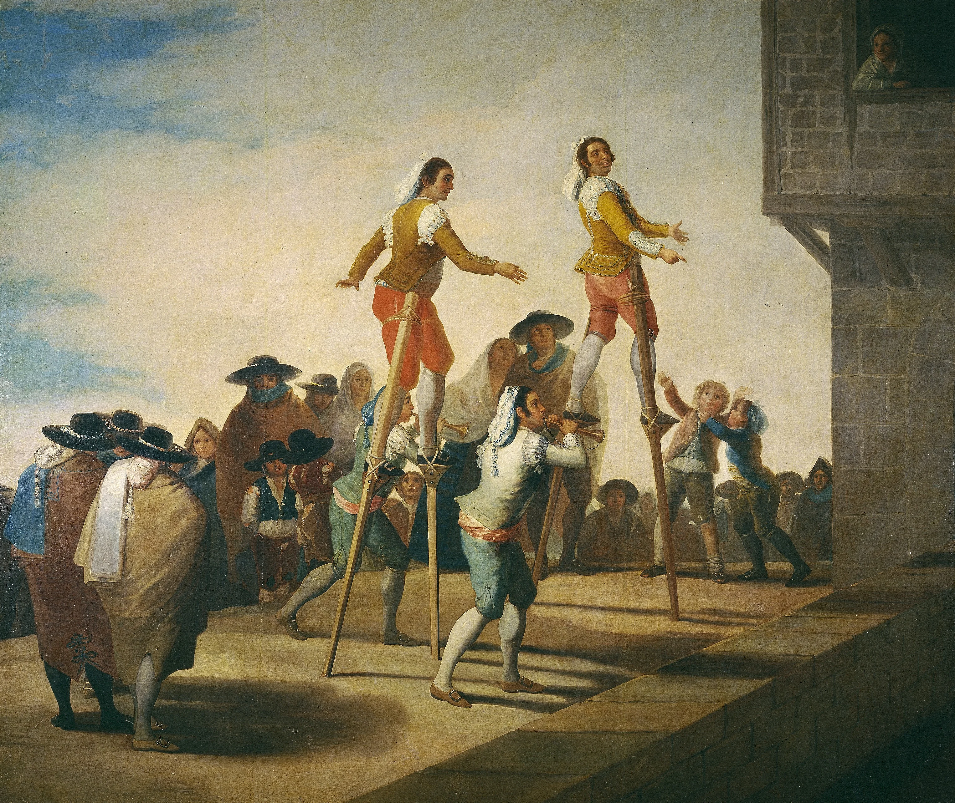 The stilts, detail