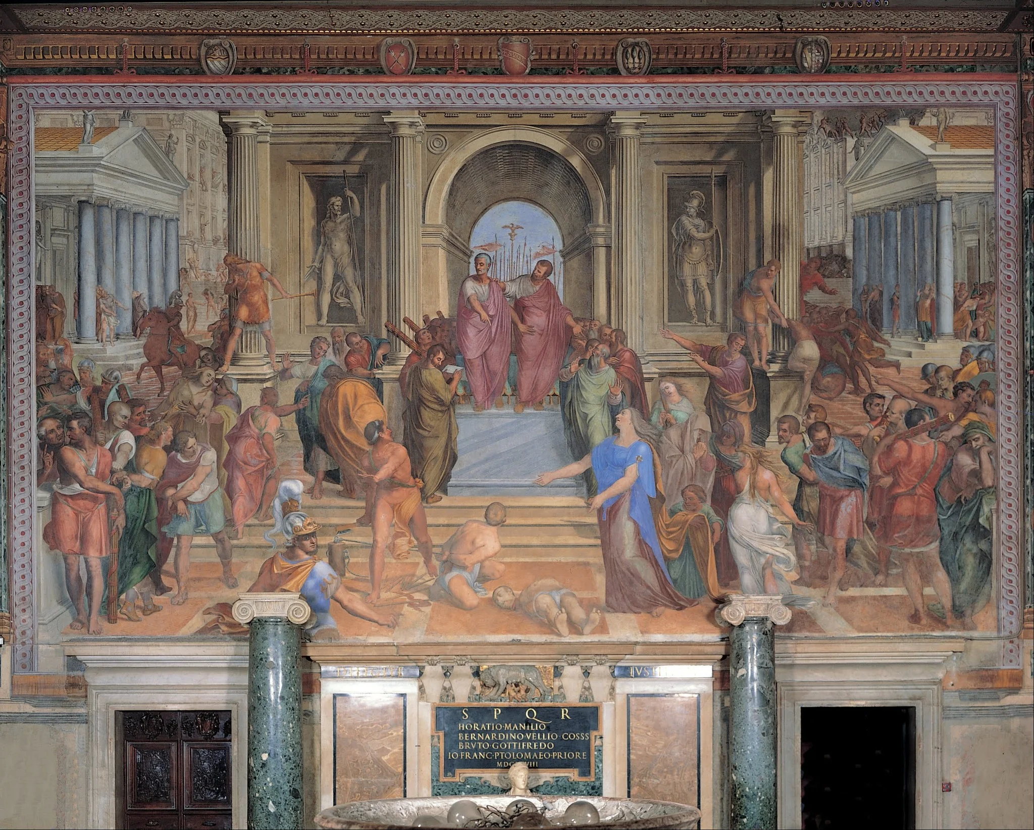 Justice of Brutus, detail