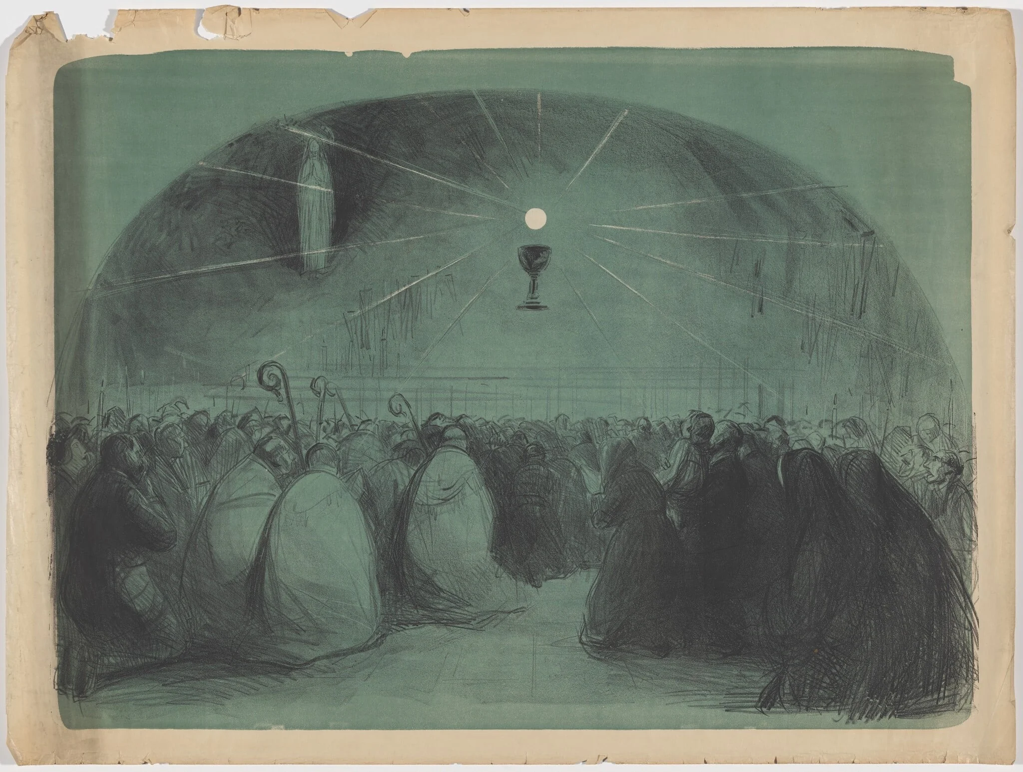 Lourdes, 1914, 25th International Eucharistic Congress, detail