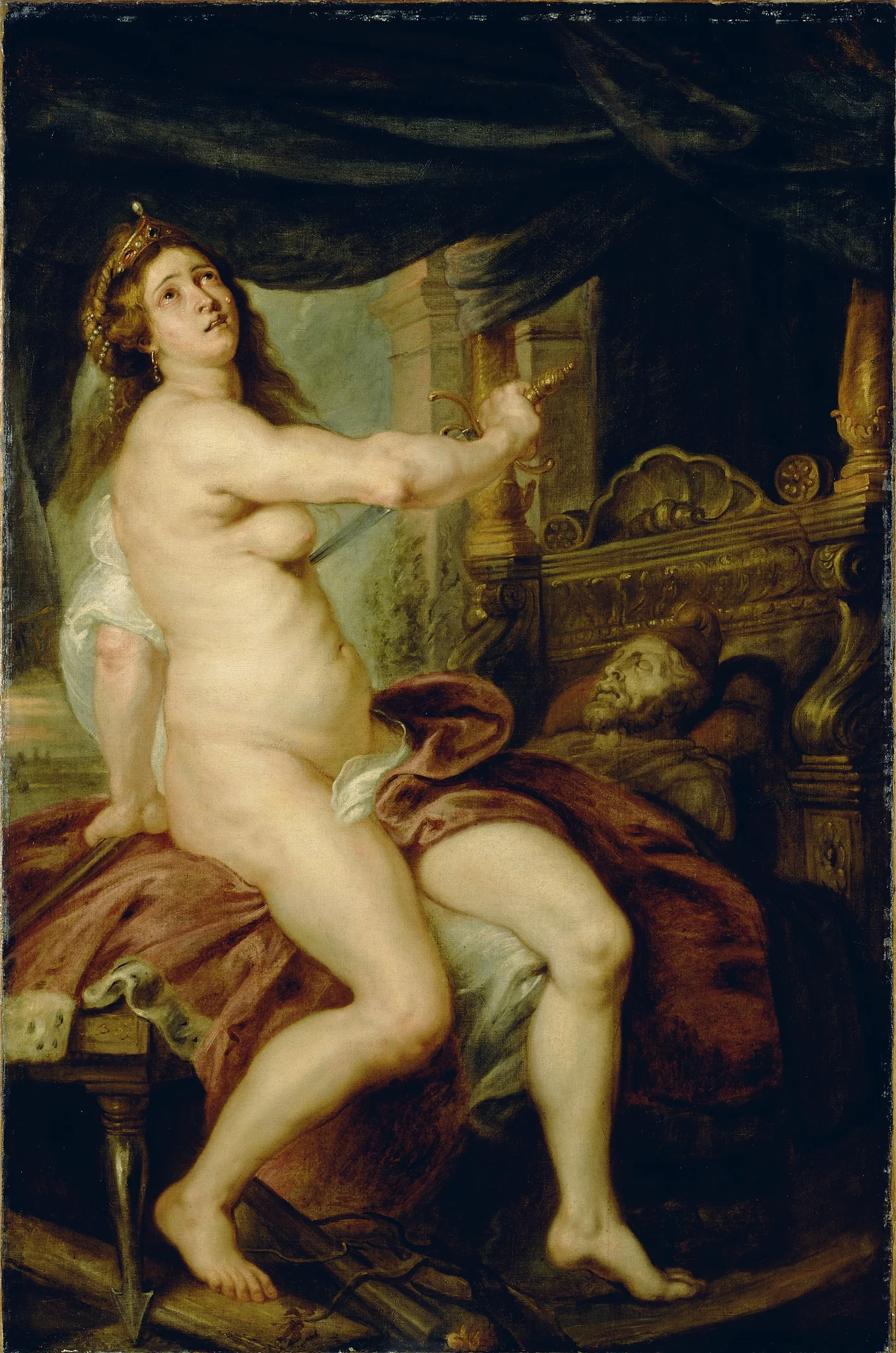 The Death of Dido, detail
