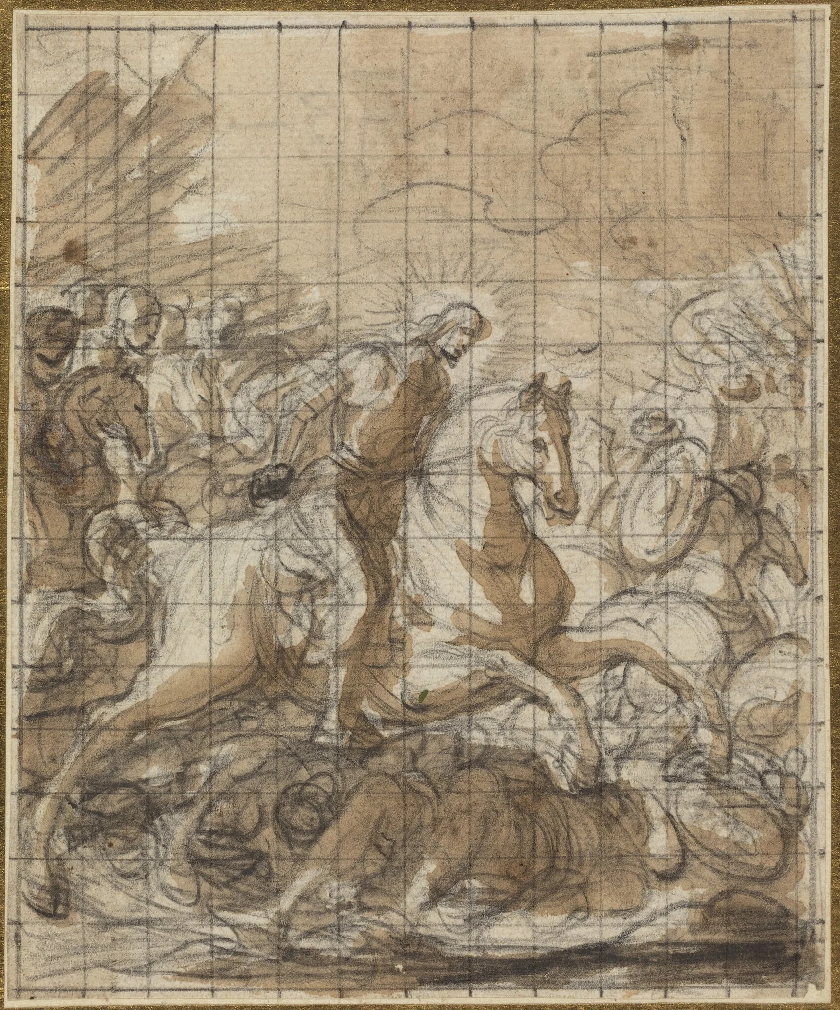 Saint James Defeating the Infidels, detail