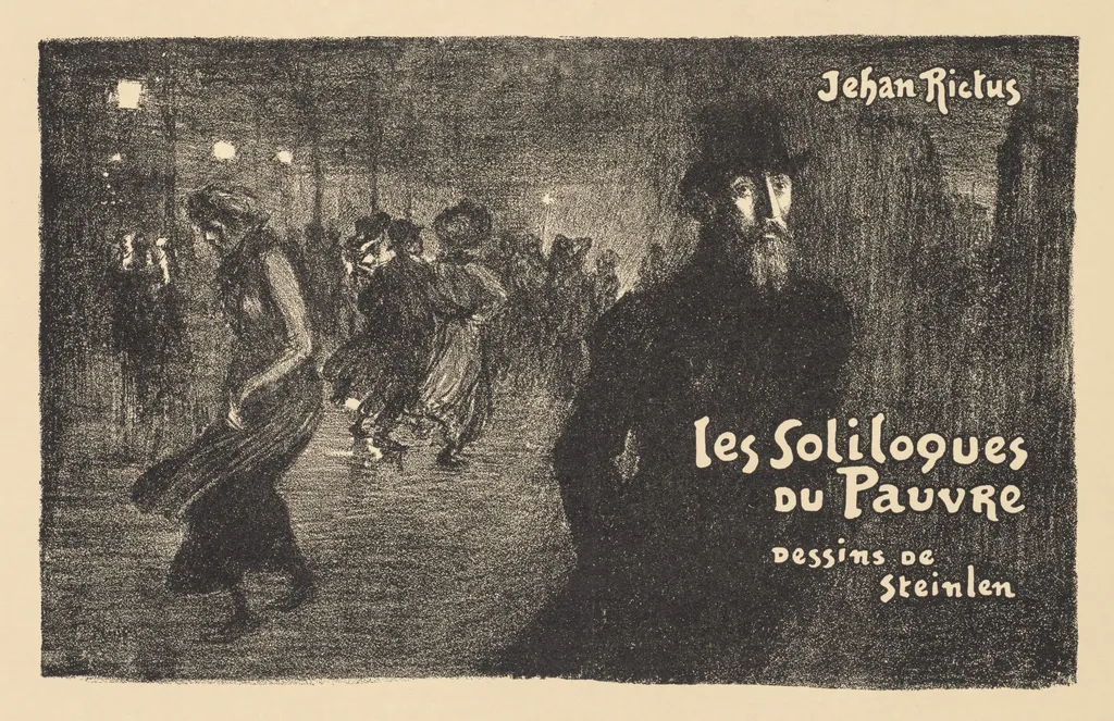 Paris by Night (Paris La Nuit), by Théophile Alexandre Steinlen, 1903