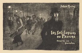 Paris by Night (Paris La Nuit), by Théophile Alexandre Steinlen, 1903