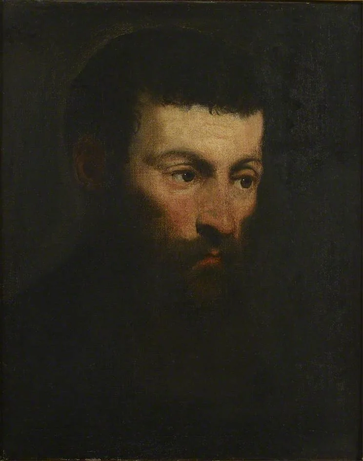 Head of a bearded Man, detail