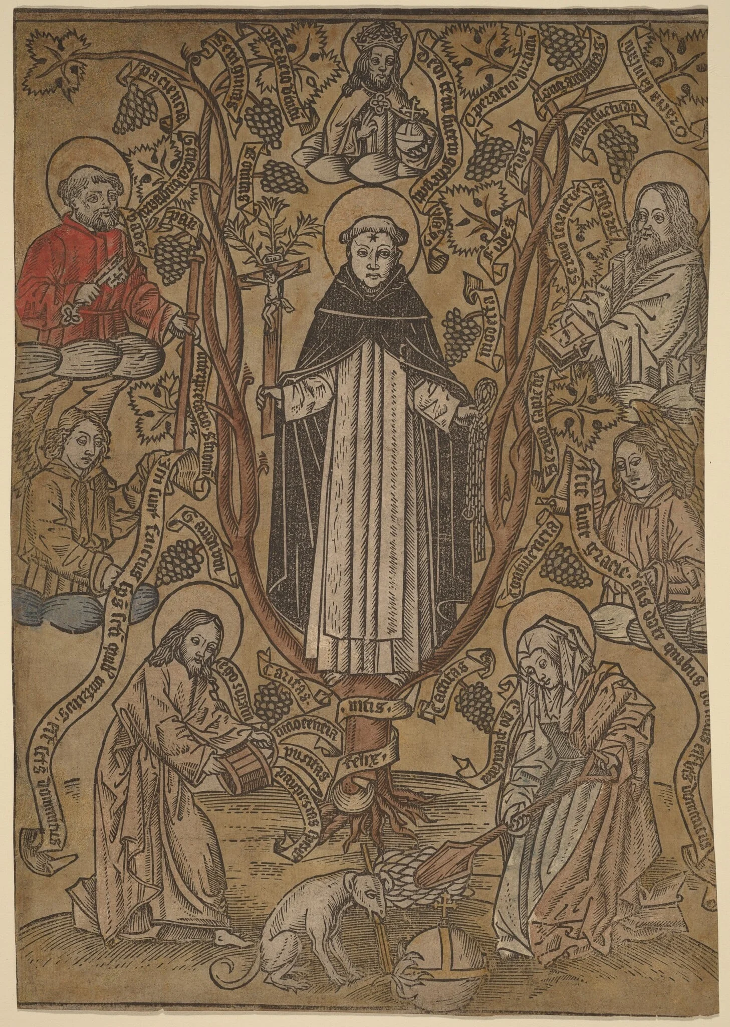 The Genealogical Tree of the Dominicans, detail