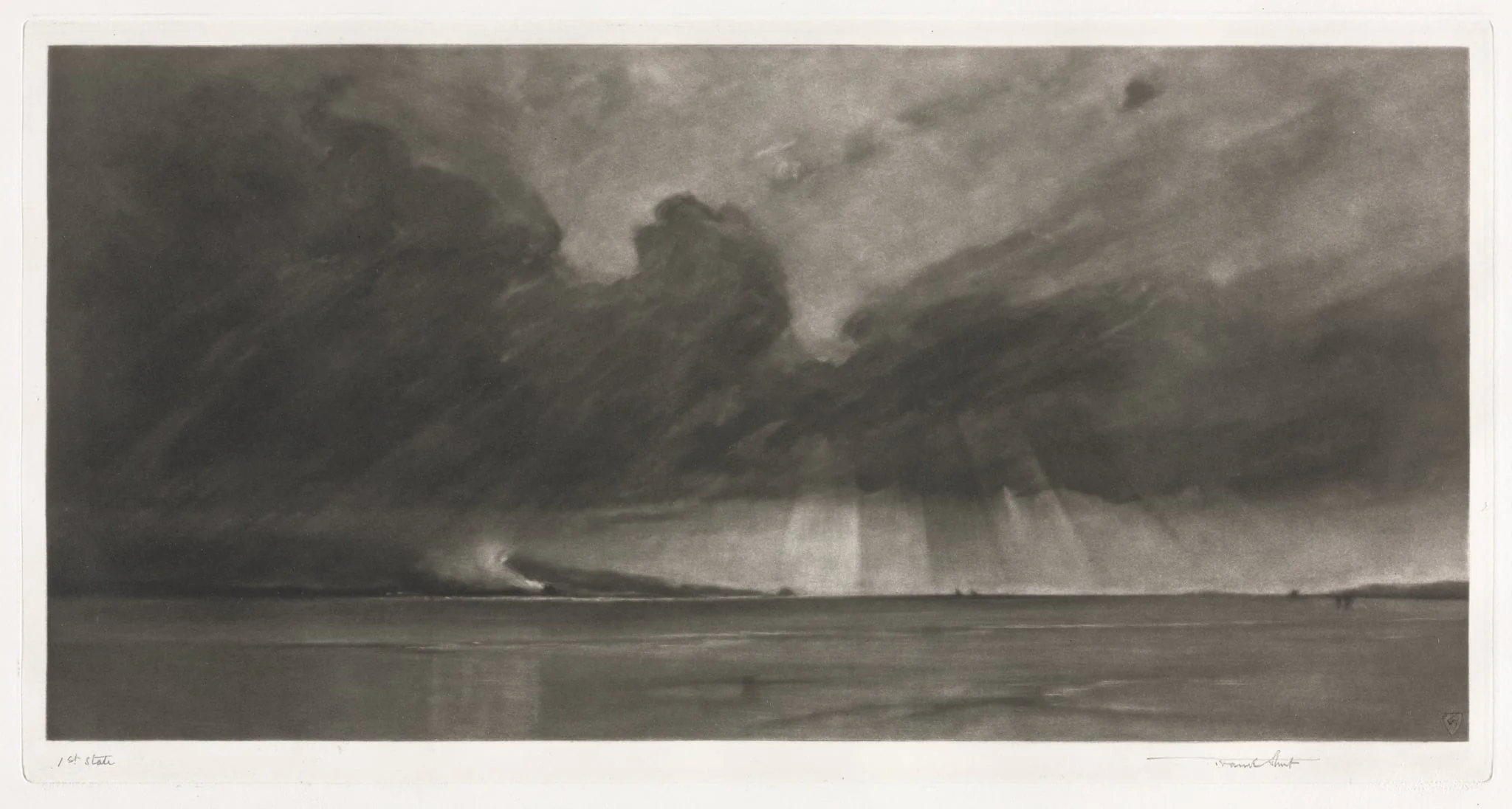 Cloud March over the Sands of Dee, detail