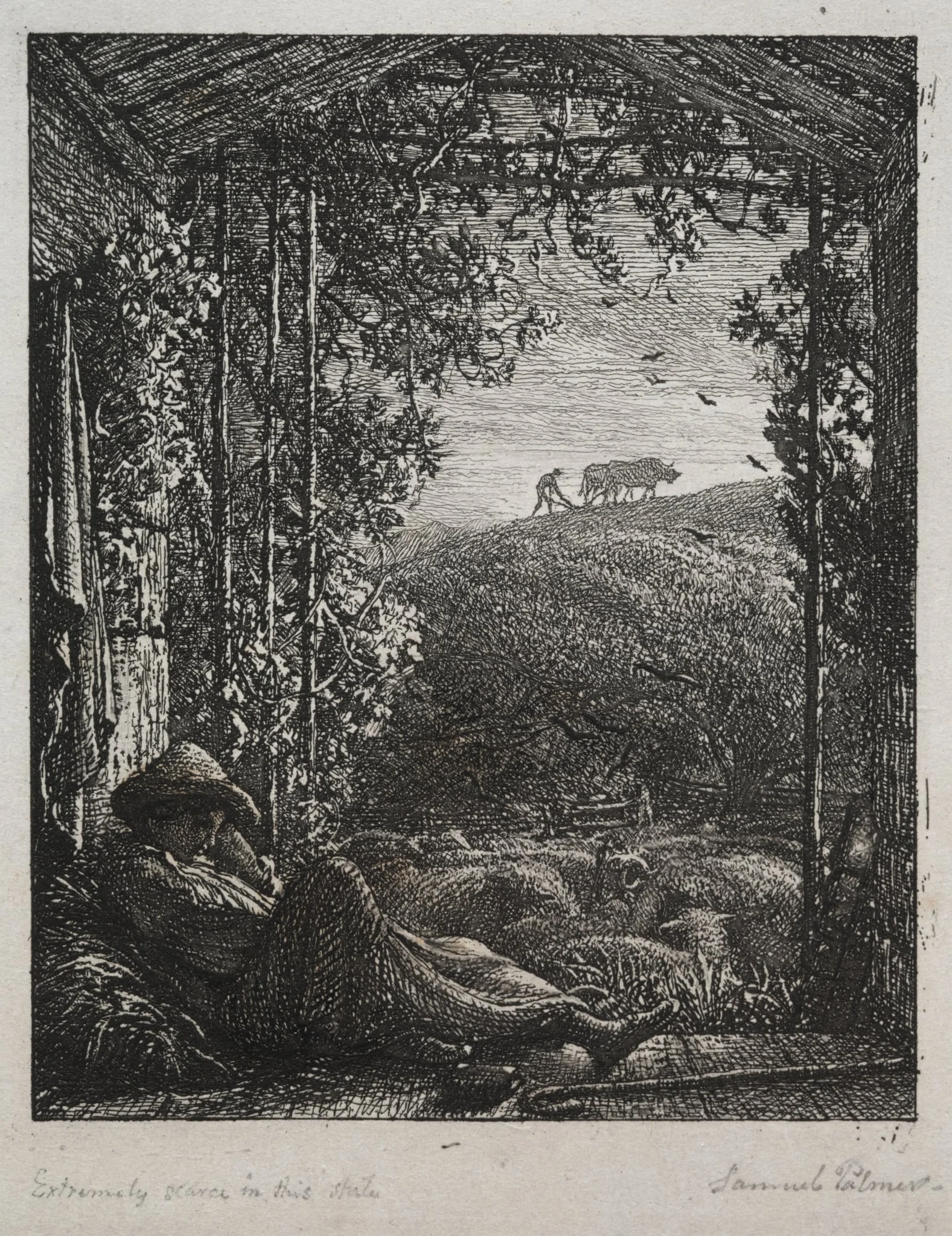 The Sleeping Shepherd, detail