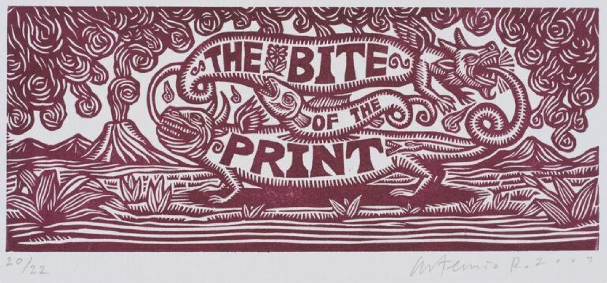 The Bite of the Print, detail