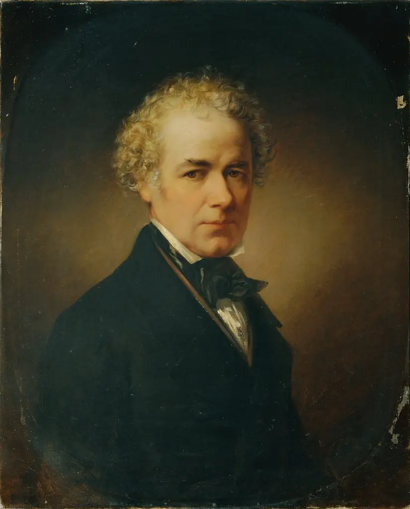 The Painter Johann Ender, by Eduard Ender, oil, 1854