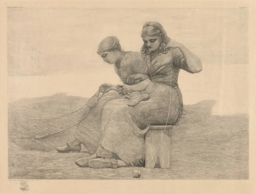 Mending the Nets, detail