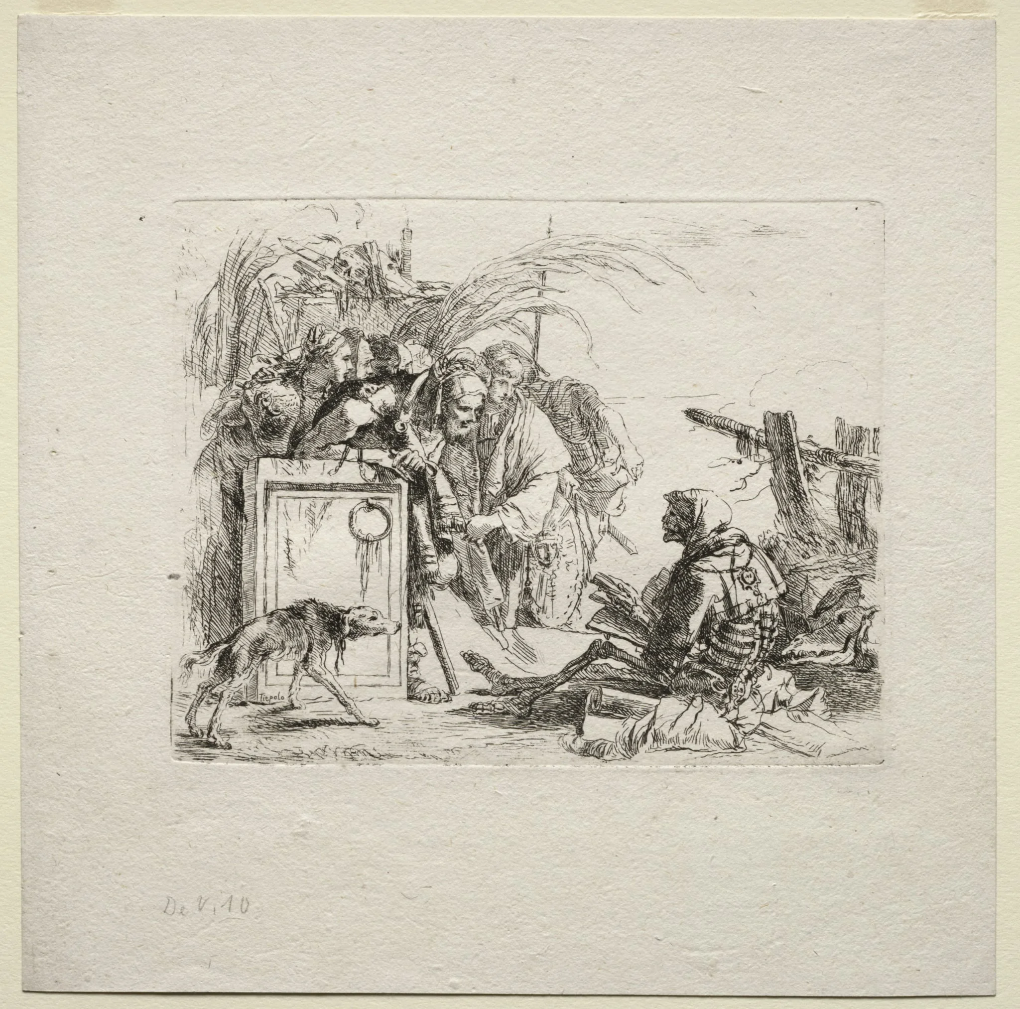 Various Caprices: Death Giving Audience, detail