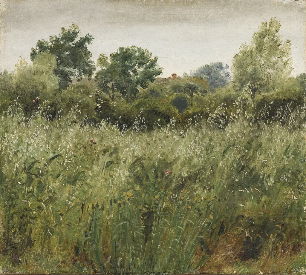 Field of Oats near Vejby, by P. C. Skovgaard, oil, 1843