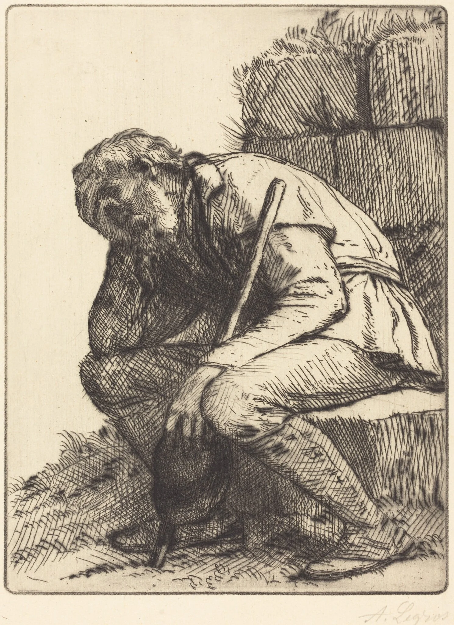 Desperate Man (Le desespere), detail