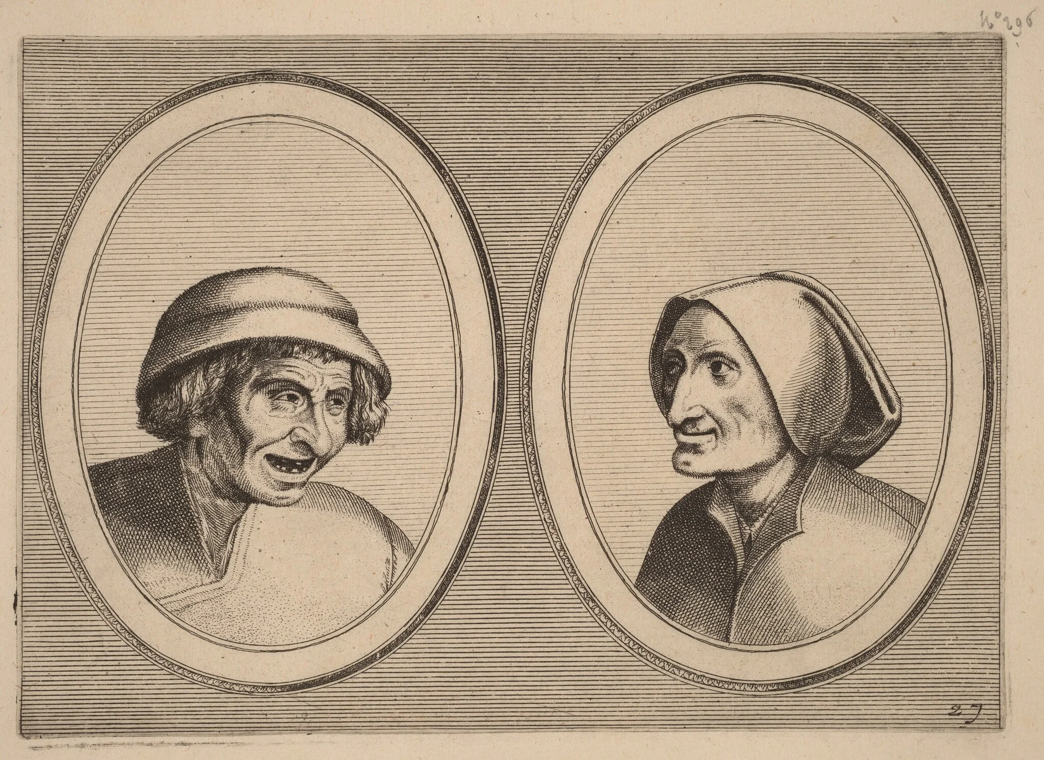 "Keesje Licht-hart" and "Verblinde Swaen", detail