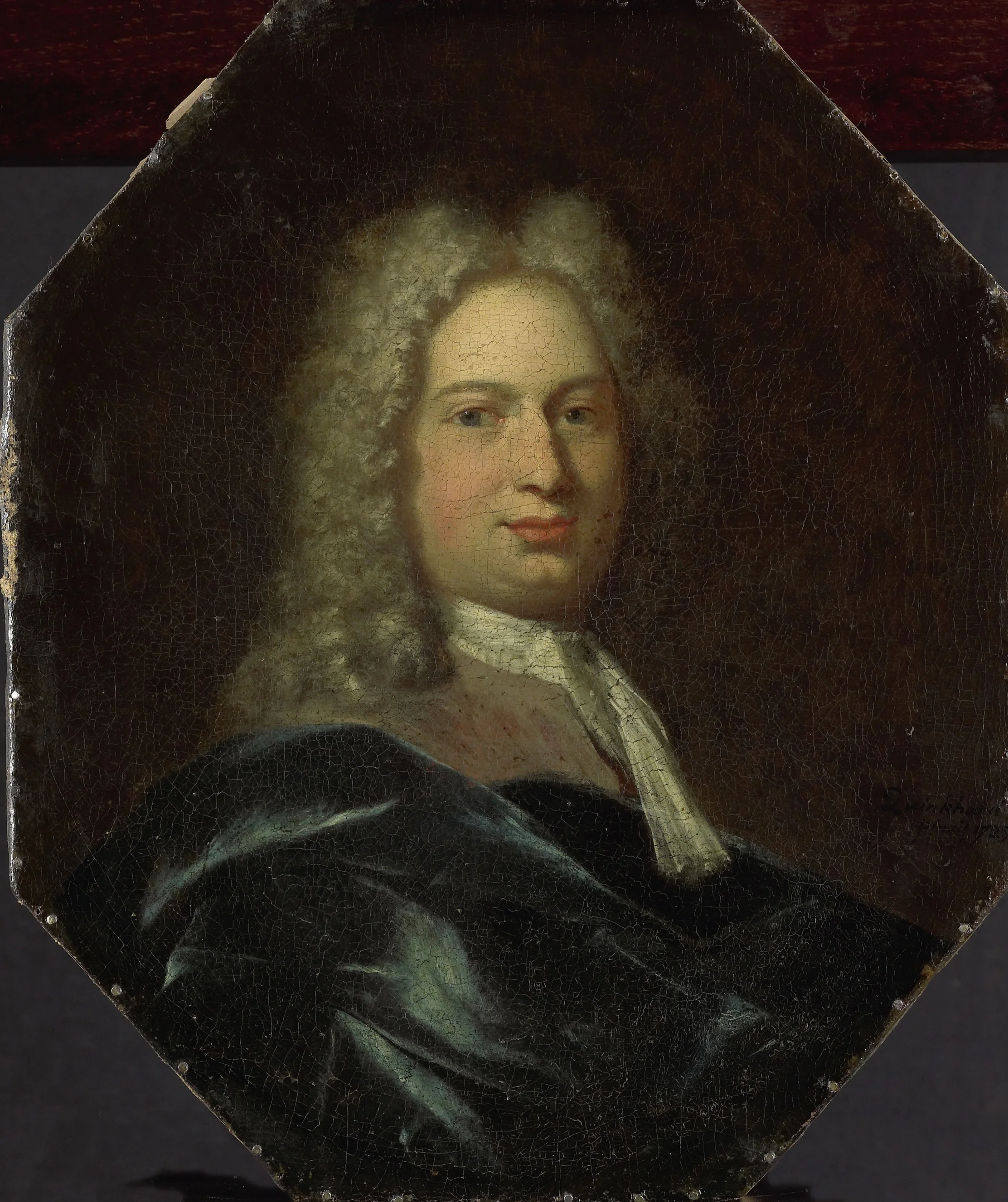 Portrait of Isaac Verburg, Rector of the Latin School in Amsterdam, detail