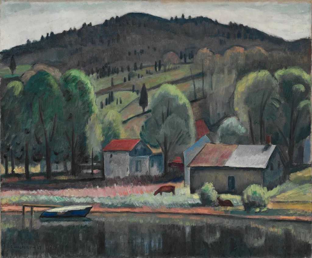 Eddyville, by Samuel Halpert, unspecified, 1917