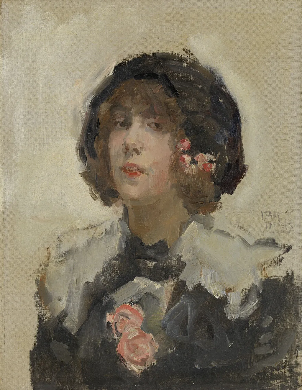 Portret van een vrouw, by Isaac Israëls, oil, 1911