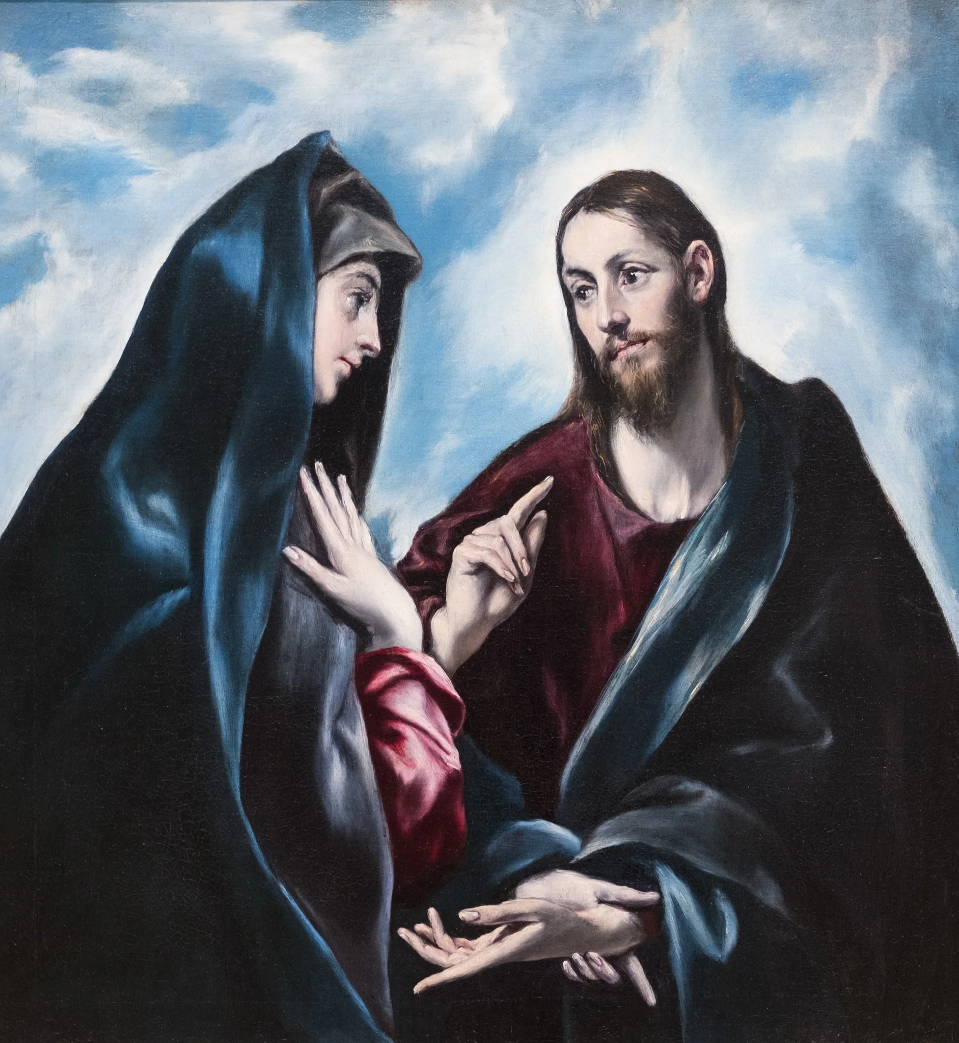 Christ Taking Leave of His Mother, detail