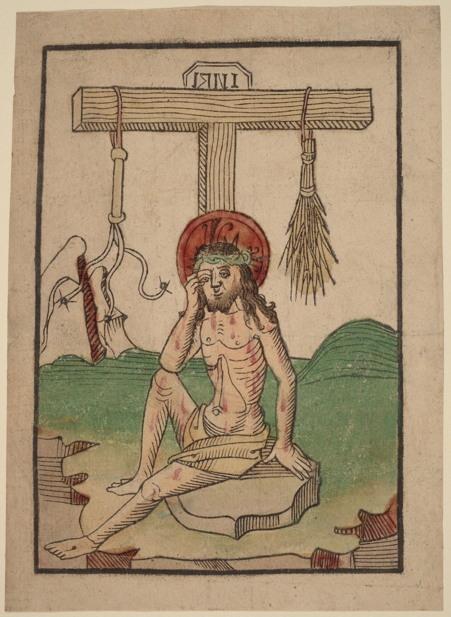 Christ as the Man of Sorrows, detail