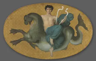 Arion on a Sea Horse, by William Adolphe Bouguereau, oil, 1855