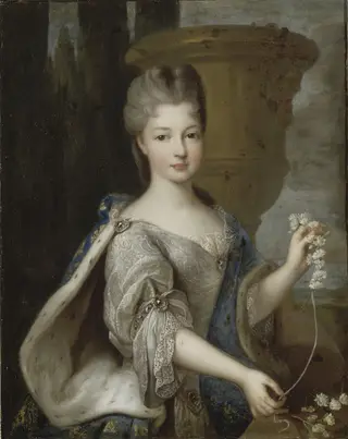 Louise-Elisabeth de Bourbon-Condé, Princess of Conti (1699-1775), by Pierre Gobert, oil