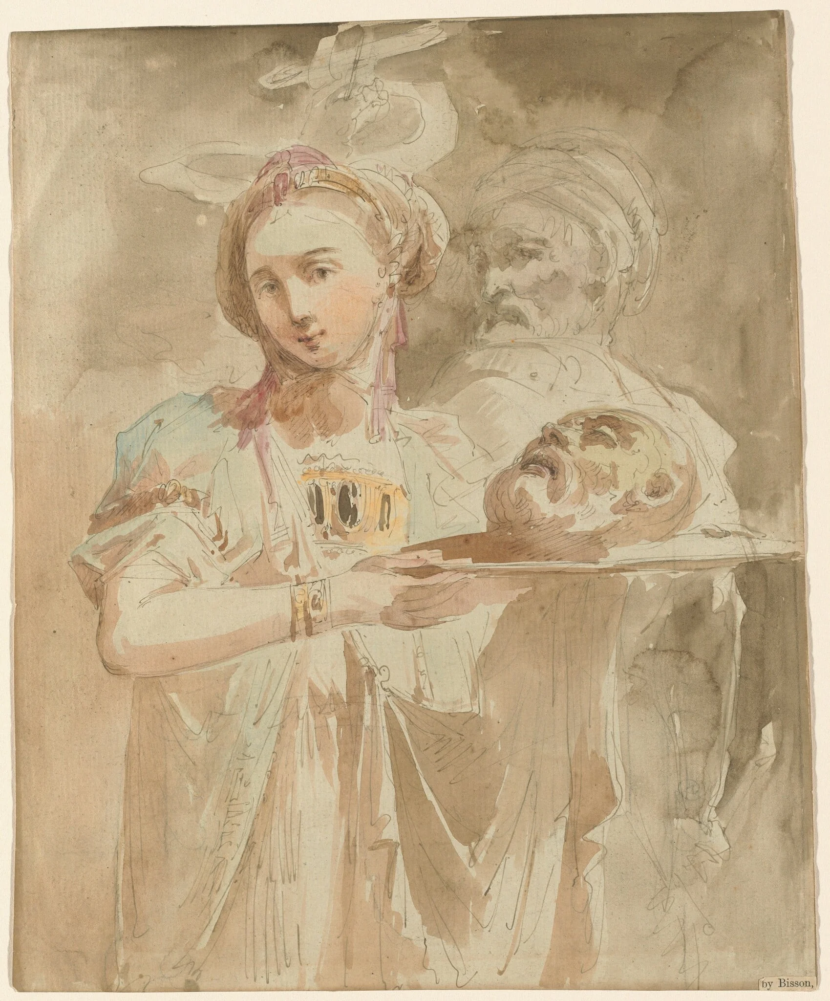 Salome with the Head of Saint John the Baptist, detail
