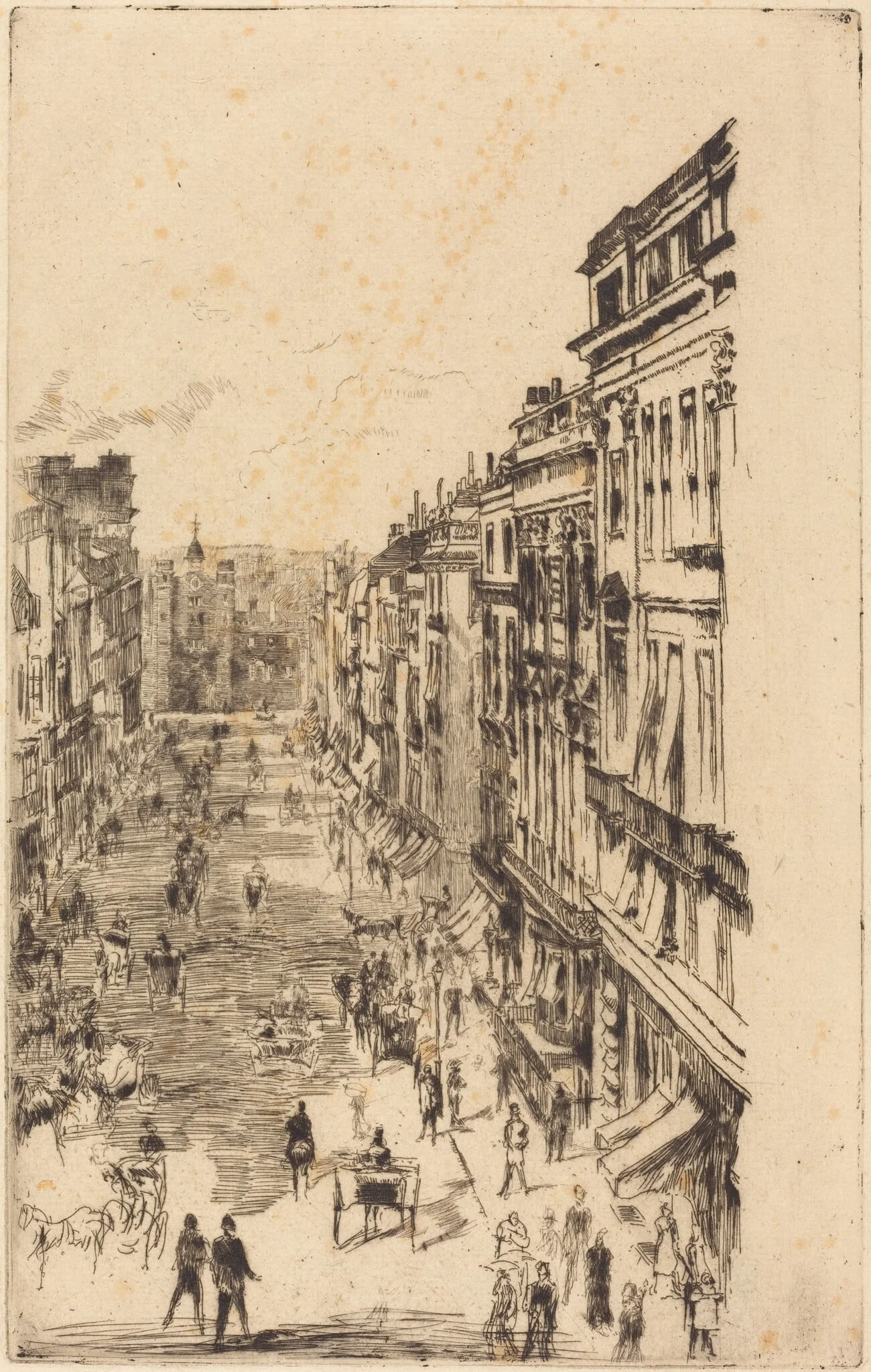St James's Street, detail