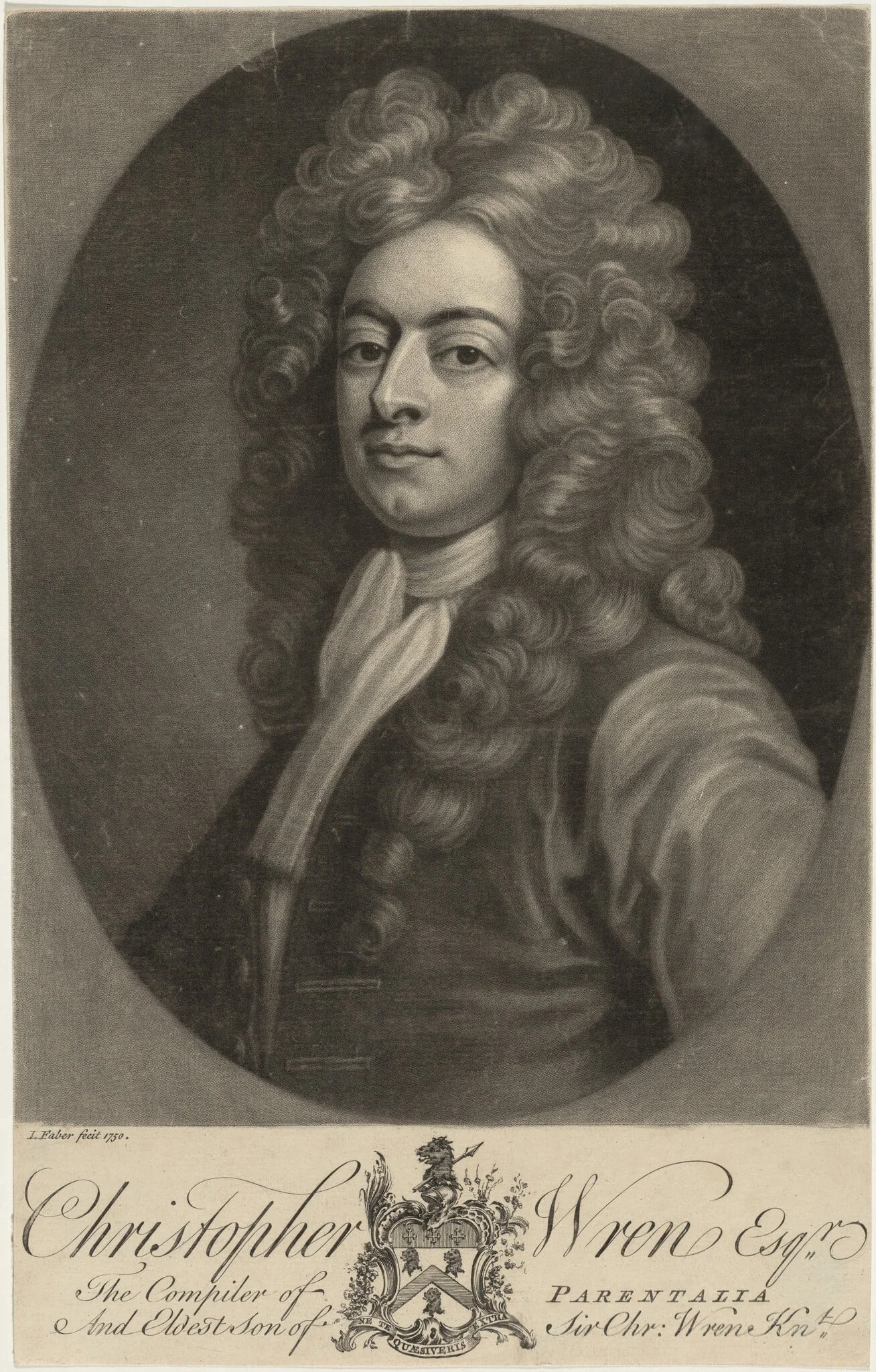 Christopher Wren, Son of the Architect, detail