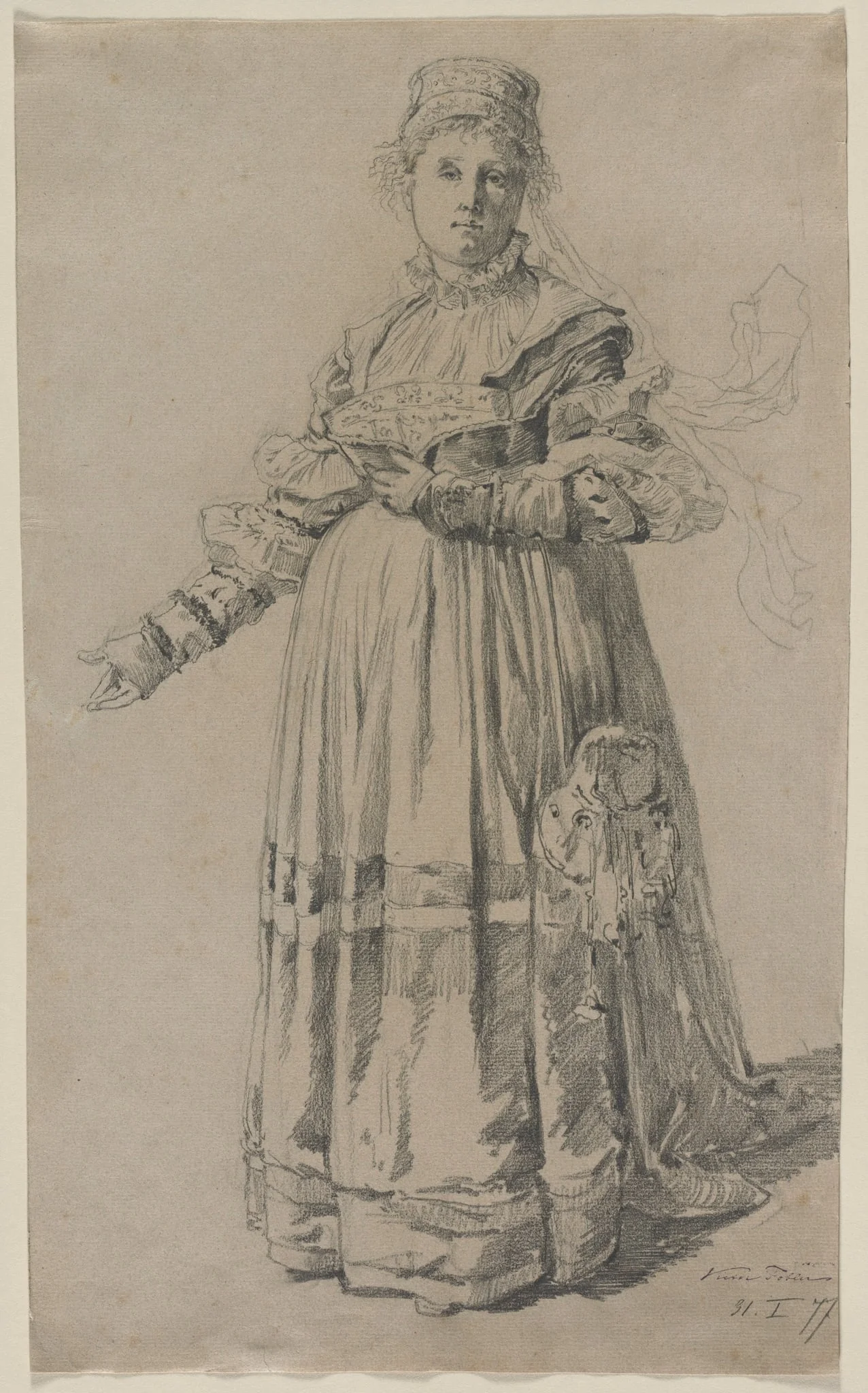 Standing Woman, detail