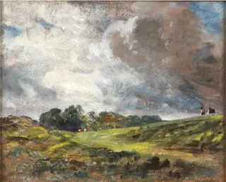 Hampstead Heath, by John Constable, unspecified, 1821