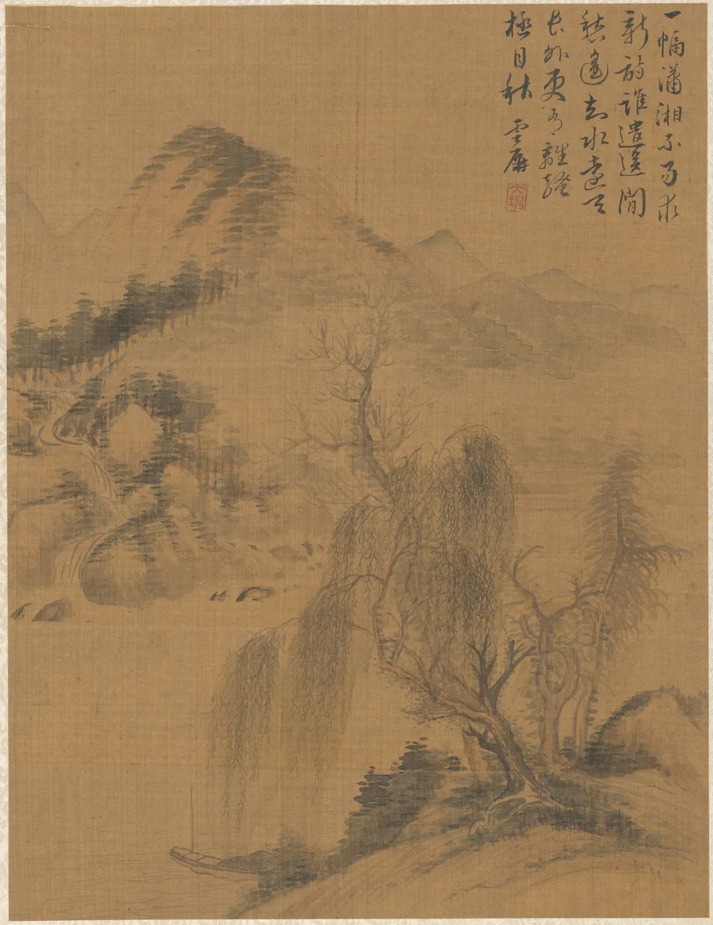 Landscape, by Zhai Dakun, unspecified, 1775