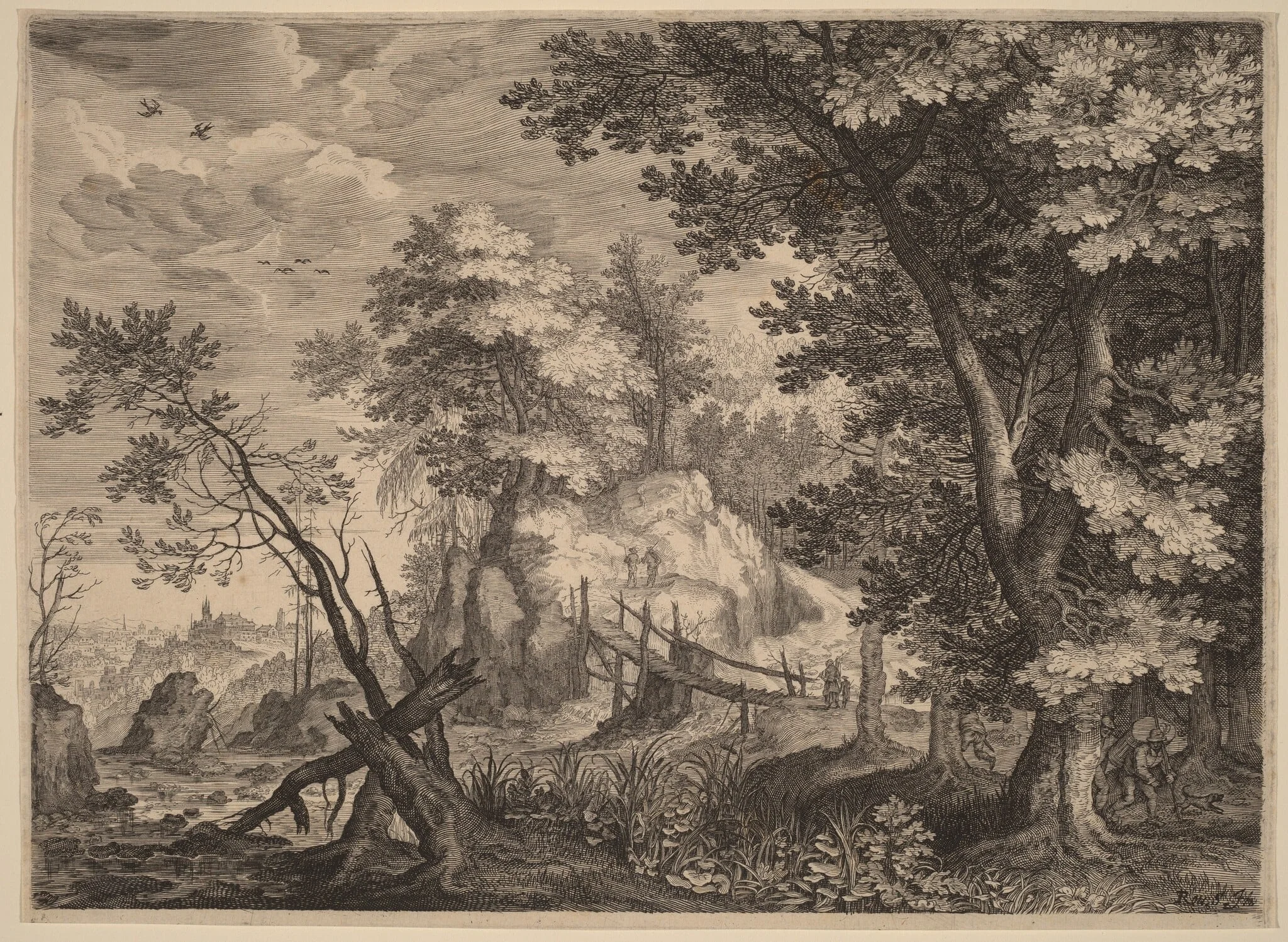 Woodland Scene, detail