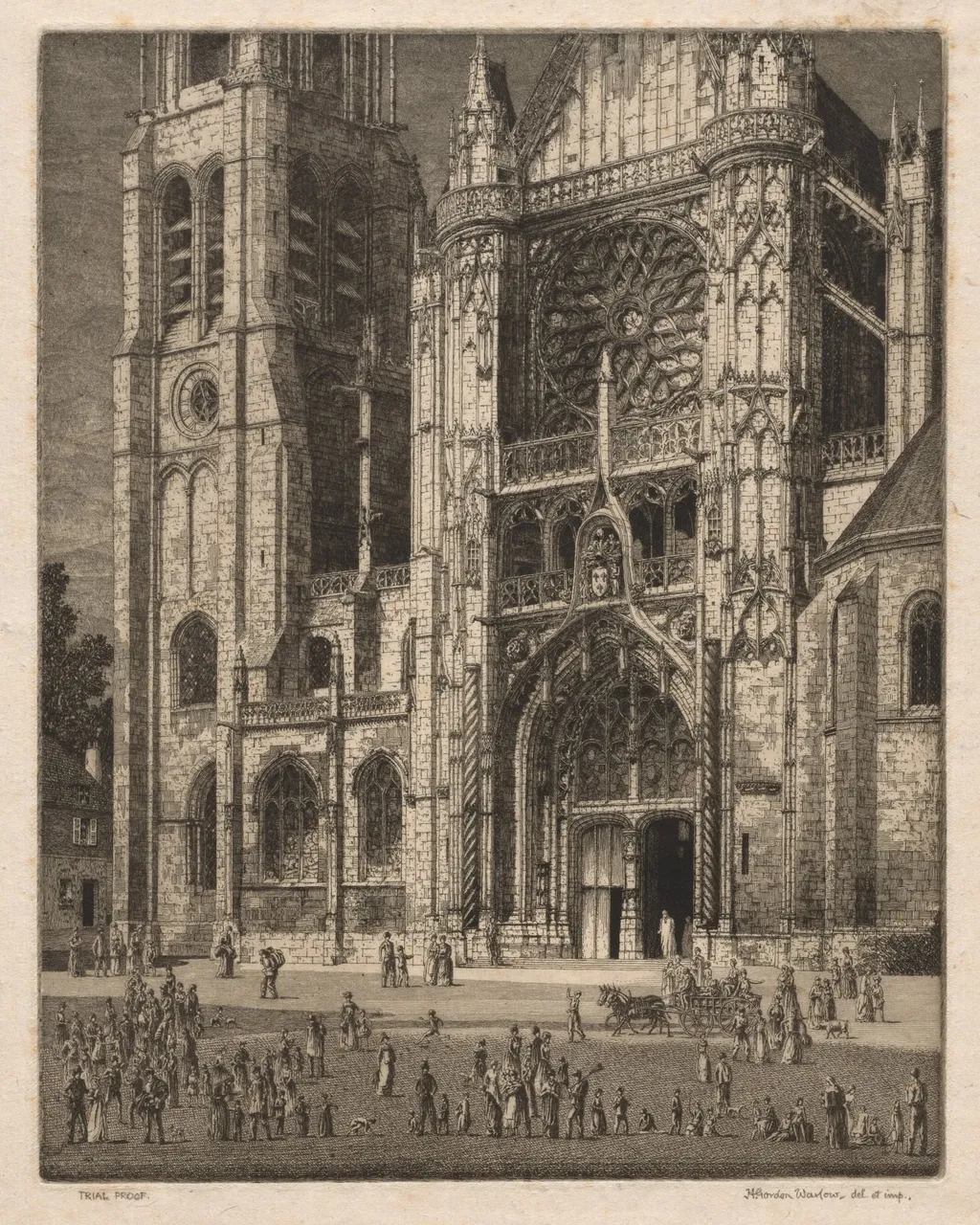 Sevins Cathedral, by Herbert Gordon Warlow, 1930